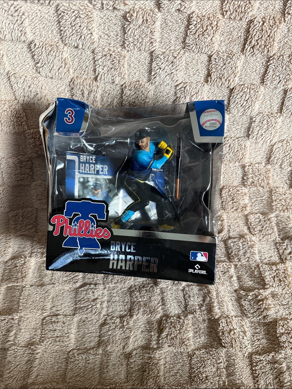 Bryce Harper Mcfarlane Collectible Baseball Figure - Blue/Black